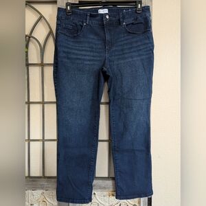 Women's Lane Bryant Straight Leg Dark Blue Jeans Size 18